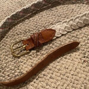 Kiel James Patrick hand-crafted braided nautical belt